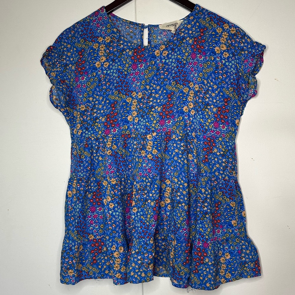 Savanna Jane Blue Floral Top